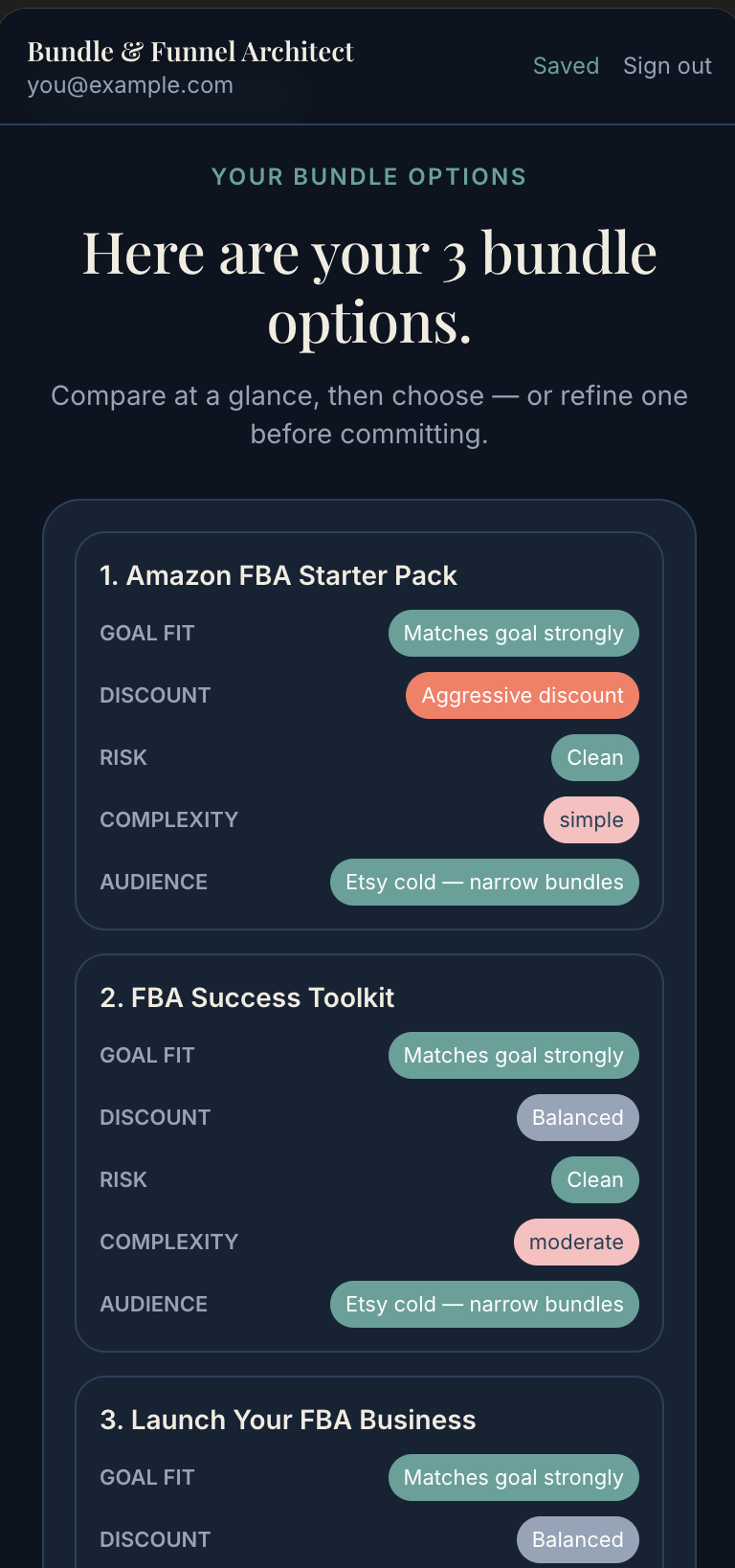 Choose your bundle preview