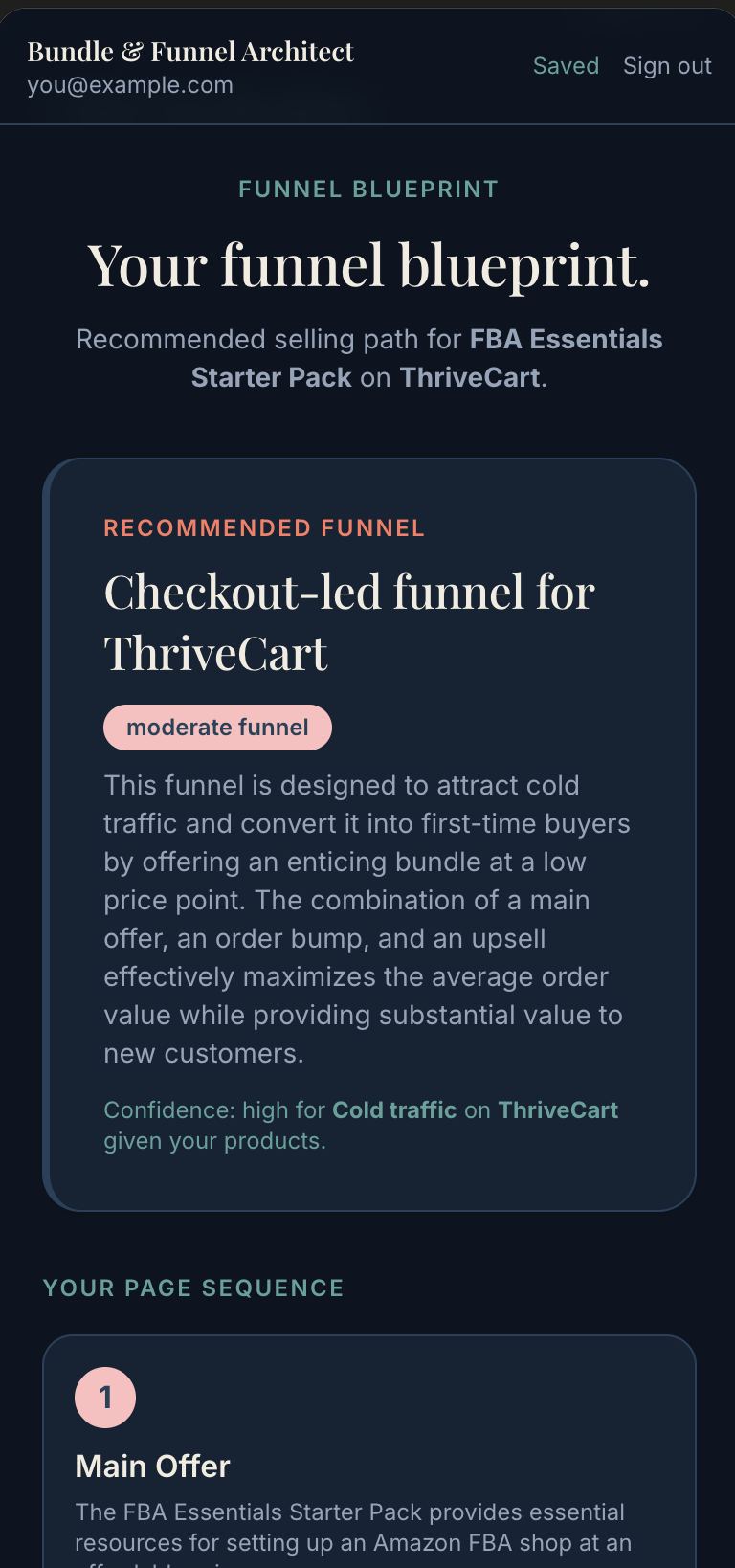 Funnel preview